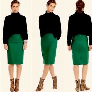 No. 2 J.Crew Pencil Skirt in Italian Stretch Wool